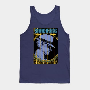 Carl Sandburg - Urban Folk Poet Tank Top